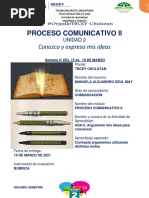 Proceso Comunicativo II U2S6