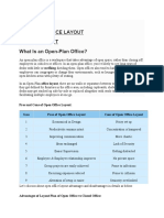 Oam Notes Types of Office Layout 1.open Layout What Is An Open-Plan Office?