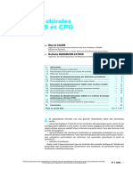 Séparations Chirales Par CPL, Cps Et CPG: Marcel CAUDE