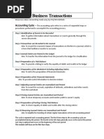 Recording Business Transaction