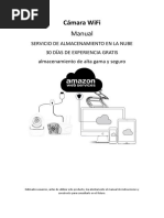 Manual en ESPAÑOL Cámara WiFi