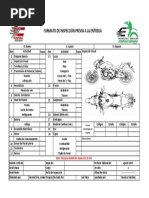 Formato de Inspeccion Pre Entrega