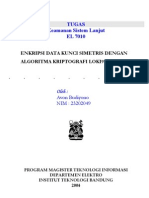 Enkripsi Data Kunci Simetris Dengan Algoritma Kriptografi LOKI97