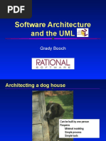 Software Architecture and The UML: Grady Booch