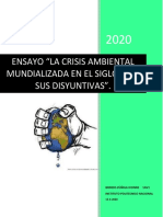 ENSAYO La Crisis Ambiental Mundializada en El Siglo XXL