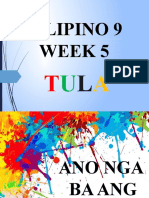 Elemento NG Tula Week 5