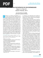 Los Problemas Psicológicos No Son Enfermedades