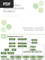 Supervisión y Administración de Obras Trabajo #1