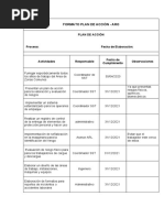 Formato Plan de Acción