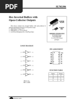 Hex Inverted Buffers With Open-Collector Outputs: SL74LS06