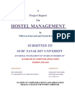 Hostel Management: Submitted To