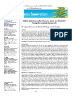 Edible Spineless Cactus (Opuntia SPP.) As Alternative Forage For Animals in Scarcity