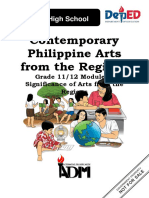 Contemporary Philippine Arts From The Regions: Senior High School