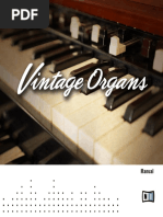 Vintage Organs Manual English