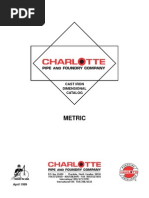 Metric: Cast Iron Dimensional Catalog