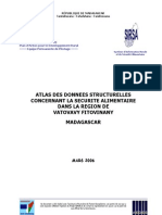 Atlas Des Données Structurelles Concernant La Sécurité Alimentaire Dans La Vatovavy Fitovinany Du Menabe (SIRSA - 2006)