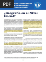 24 C Geografía en El Nivel Inicial