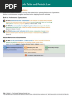 Module 5: The Periodic Table and Periodic Law: Performance Expectations