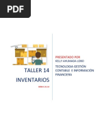 Evidencia Taller No 14