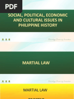 (M4-Main) Social, Political, Economic and Cultural Issues in Philippine History