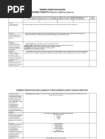 Rubrica Evaluacion Unifranz