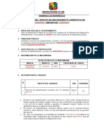 TDR Mantenimiento Maquinaria Pesada