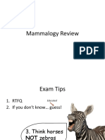 ExamReview Mammalogy