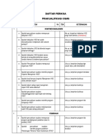 Daftar Periksa Prakualifikasi CSMS