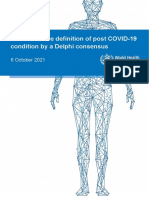 A Clinical Case Definition of Post COVID-19 Condition by A Delphi Consensus