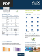 Modular VRF - ARV: Specifications Features