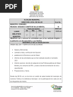 Acta Segundo Comite Salud Mental