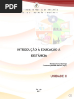 Introdução A EAD - Unidade II