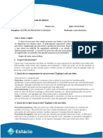 Av1 - Prova Gestão de Processos e Serviços