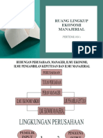 PERTEMUAN 1 - Ruang Lingkup Ekonomi Manajerial