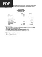 PROBLEM 11-1 Accrual of Income, Prepayments-Asset Method, Precollection-Liability Method