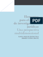 Elementos para El Diseño de Investigaciones Jurídicas