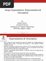 Image Segmentation, Representation & Description