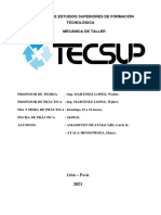 Taller de Mecanica - TECSUP