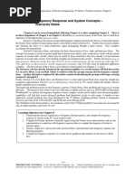 Chapter 6: Frequency Response and System Concepts - Instructor Notes