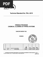 Suncor: Technical Standard No - FB - L-521 5