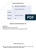 GST Session 43