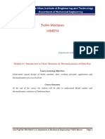 18ME54 Turbo Machines Module 01 Question No 1a & 1b