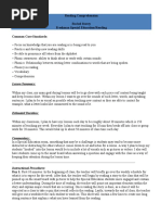 Reading Comprehension Rachel Storey Freshman Special Education/Reading Common Core Standards