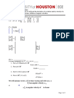 ECE: Intro To Robotics. Name: Class Worksheet - Lecture 11 So (3) and The Derivative of A Rotation Matrix, Velocity of A