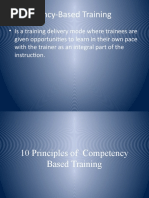 Competency-Based Training