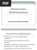 Interacciones Medicamentosas