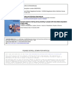 Dynamic Balance Training During Standing in People With Trans-Tibial Amputation - Pilot Study - Literature - EN