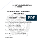 Fresadora Convencional