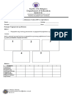 2nd Performance Task in EPP 4 Q1