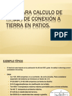 Guia para El Calculo de Malla de Conexion A Tierra en Patios